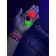 thumbnail image 4 of Paire de Bouchons d'Oreilles en Silicone Signe de Paix UV Lumineux, 4 of 12