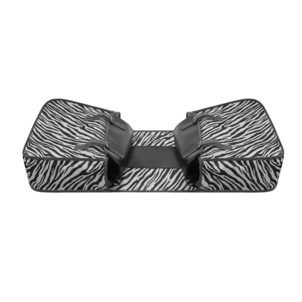 Eigraketly Bolsa trasera de doble cara para bicicleta, 2 en 1, bolsas para sillín de maletero, alforjas para asiento trasero, impermeable, para Ciclismo Raya de cebra