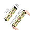 thumbnail image 4 of Pofeuu Cute Cartoon Cactus Print 30cm Socks, Adult Running Hiking Socks for Youth and Adult, 4 of 7