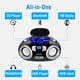 thumbnail image 2 of MEGATEK Boombox portátil con CD con radio estéreo FM, Bluetooth, puerto USB y pantalla LCD retroiluminada | Compatible con CD-R/CD-RW/MP3-CD | Entrada auxiliar | Conector para auriculares | Reproducto, 2 of 5