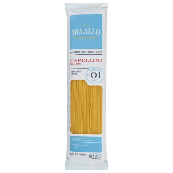 Delallo Capellini #01 Pasta 16 oz (Pack Of 16)