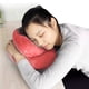 thumbnail image 3 of Almohada suave para la siesta de oficina, diseño plegable, almohada de escritorio transpirable y agradable para la piel (rosa pastel), 3 of 9
