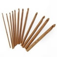 thumbnail image 3 of Shisuyan 20Pcs Set Wood Crochet Hooks for Scarf Knitting in Assorted Color for Handicraft Tools, 3 of 5