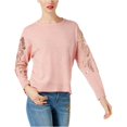 thumbnail image 2 of INC Suéter de punto con lentejuelas adornadas para mujer, rosa, XXL I-N-C Tejer, 2 of 2