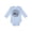AE-Light Blue, variant on Handpicked for Earth by My Uncle in Heaven Boys or Girls Long Sleeve Baby Bodysuit