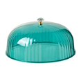 thumbnail image 1 of Tapa de cúpula para alimentos, tapa de placa con asa, cubierta para pastel, carpa reutilizable para alimentos, resistente Verde, 1 of 7
