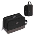 thumbnail image 5 of Men Dopp Kit Hanging Toiletry Bag with Wet Pocket & Hook Large Water Resistant Travel Accessories Organizer for Women for Gym Weekend Trip, Black, 5 of 13