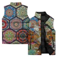 thumbnail image 2 of Chaleco con impresión digital 3D para hombre, resistente al viento, con estampados personalizados de moda, abrigos casuales y versátiles para hombre, cómodos y cálidos, 2 of 5