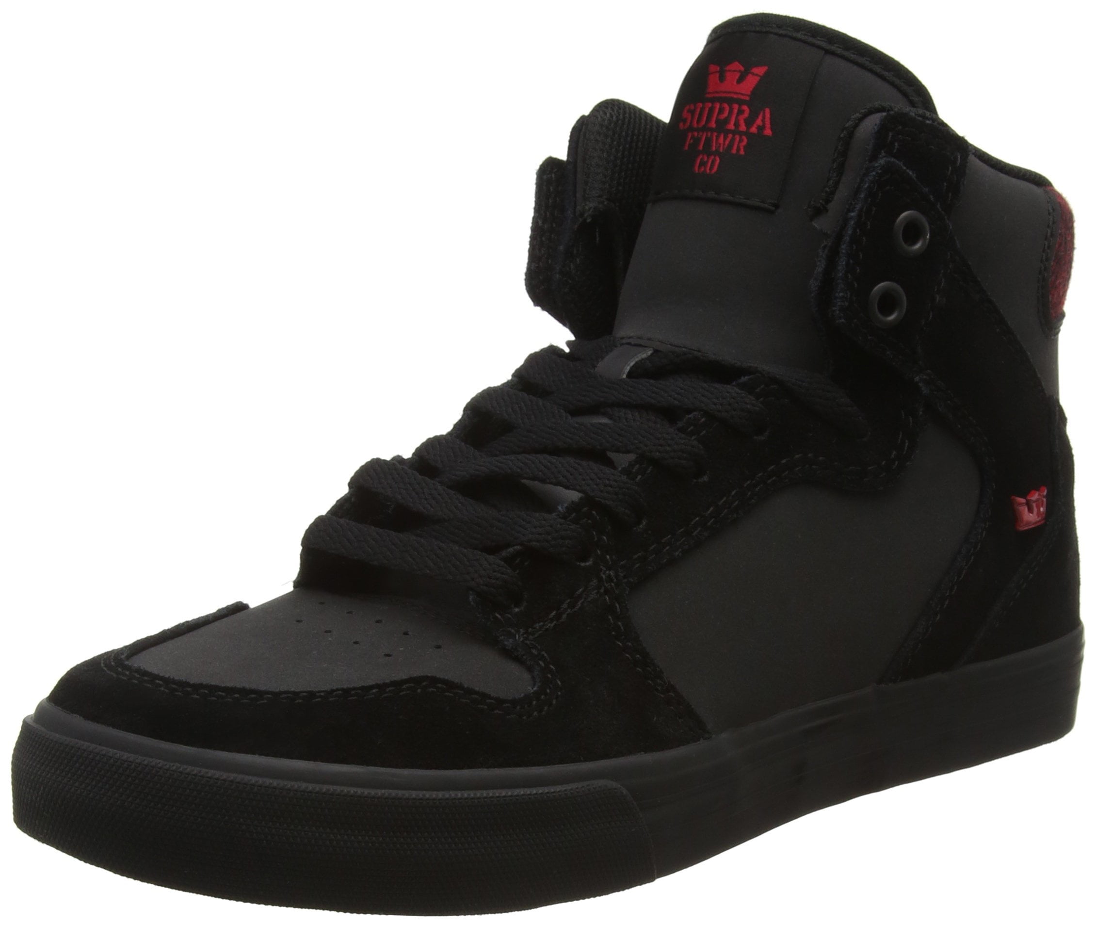 NEW MEN SUPRA VAIDER BLACK BLACK RED ORIGINAL FREE SHIPPING 08205-008M NEW MEN SUPRA VAIDER BLACK BLACK RED ORIGINAL FREE SHIPPING 08205-008M