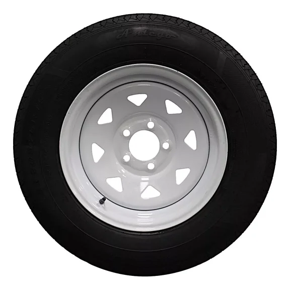 (Single Assembly) Antego Tire and Wheel 205/75R15 Highway Terrain Assembly – Optimized for High Load Performance, 15.0-Inch Rim, Load 107.0, Speed M | A15604500116108ST20575R15