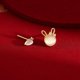 thumbnail image 5 of Pendientes de conejo Pendientes de aleación Pendientes para mujer Pendientes ligeros, 5 of 5
