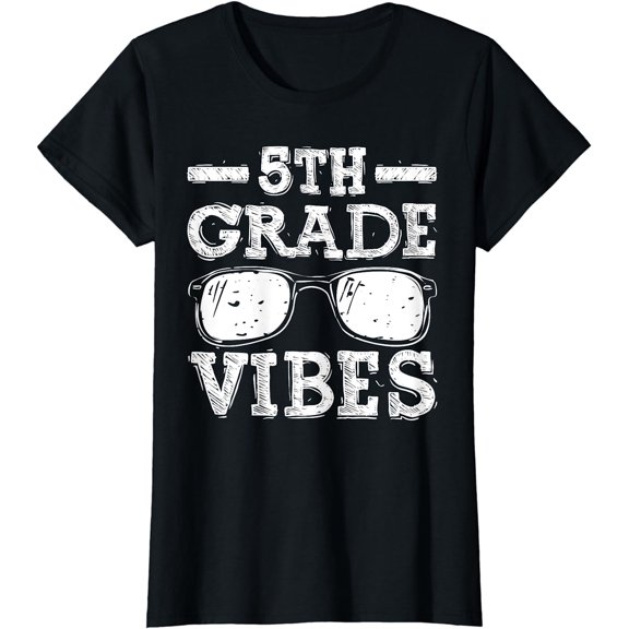 Back To School 5th Grade Vibes Shirt First Day Teacher T-Shirt