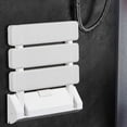 thumbnail image 1 of Asiento de ducha plegable montado en la pared Capacidad de carga 130 kg Asiento de ducha plegable Taburete plegable para baño Taburete plegable de pared Blanco, 1 of 5