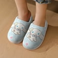 thumbnail image 7 of Kids Slippers Cinnamoroll House Slippers Warm Soft Plush Slipper Anti-Slip Winter Fluffy House Shoes for Boys Girls, 7 of 7