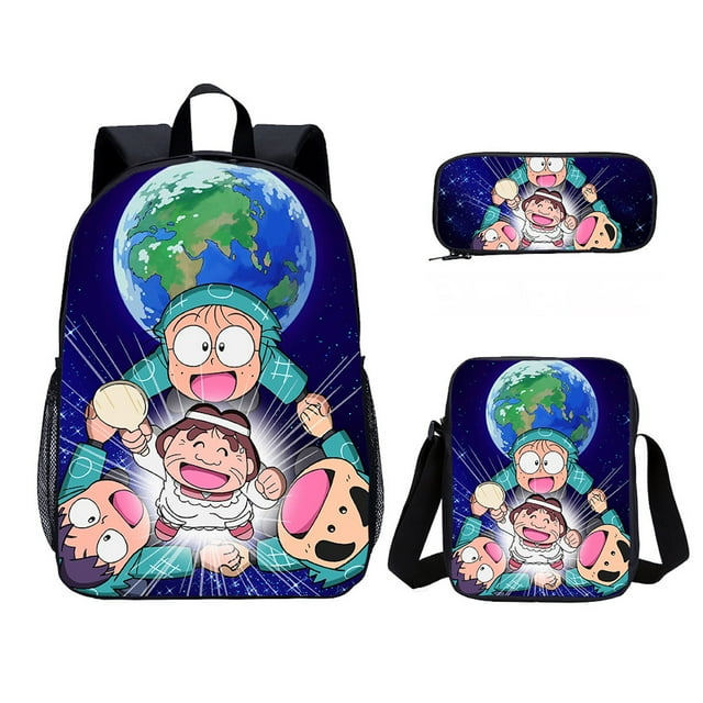 Juego de mochilas escolares Rantaro de 3 piezas con bolsa de hombro y estuche para lápices