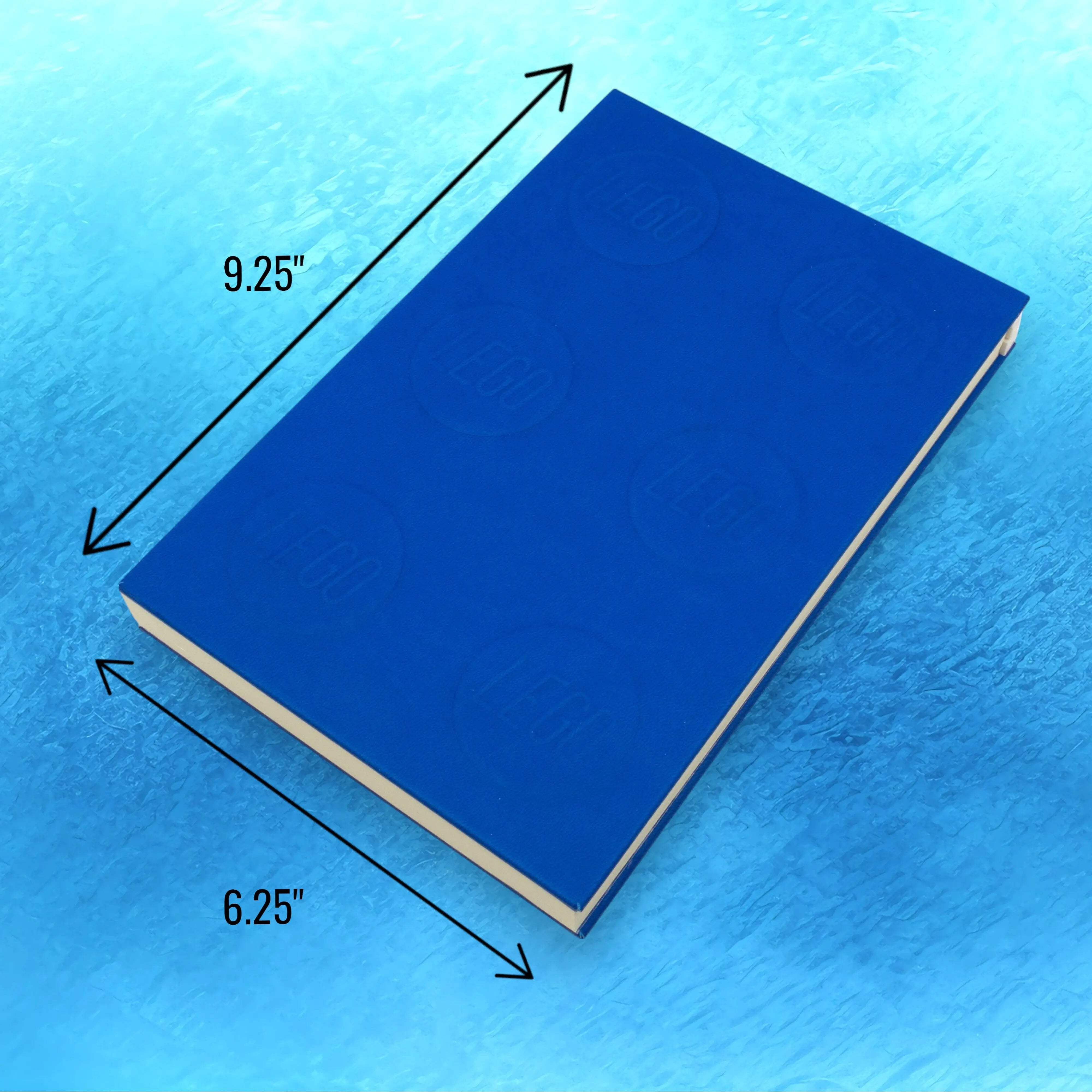LEGO Locking Notebook with Gel Pen - 2x3 Blue