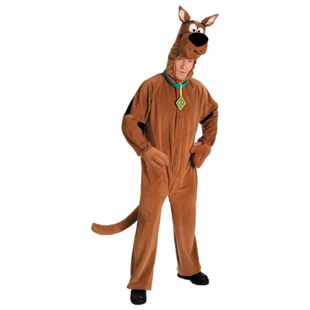Morris Costume Unisex Scooby Doo Adult Zipper Front Closure Plush Costume, Style AA222
