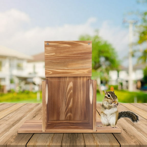 Raindrops Garden Squirrel Feeder Assorted Color Simple Design for Easy Animal Feeding