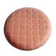 thumbnail image 1 of Grid Round Seat Cushion Sleeves Breathable Bar Stool Covers Slipcovers , Brown Grid -33cm, 1 of 6