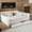White, variant on Euroco Upholstery Queen Size Platform Bed, Sofa Bed with USB Charging Station and 2 Drawers, White
