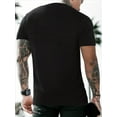 thumbnail image 2 of T-Shirt Graphique Ultra-Doux 'Beast' pour Hommes - Col Rond Décontracté Manches Courtes, Parfait pour l'Été - Lavable en Machine, 2 of 6