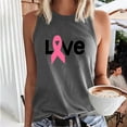 thumbnail image 1 of EQWLJWE Débardeurs Sans Manches pour Femmes Débardeurs d'Été pour Femmes Mode Décontractée Femmes Sans Manches Imprimé Dames Col Rond Chemisiers Hauts T-Shirt, 1 of 5