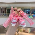 thumbnail image 3 of Llavero Kawaii de Hello Kitty Kuromi Melody, 40 piezas, anillo, muñeca Sanrio, colgante, bolsa, accesorios para llaves de coche, regalo de cumpleaños y vacaciones, 3 of 4