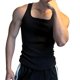 thumbnail image 4 of pstuiky Camisetas interiores de tirantes para hombre, Camiseta de tirantes elástica ajustada con rosca para hombre, sin mangas, con tirantes en los hombros, transpirable y en forma de I. s, 4 of 8