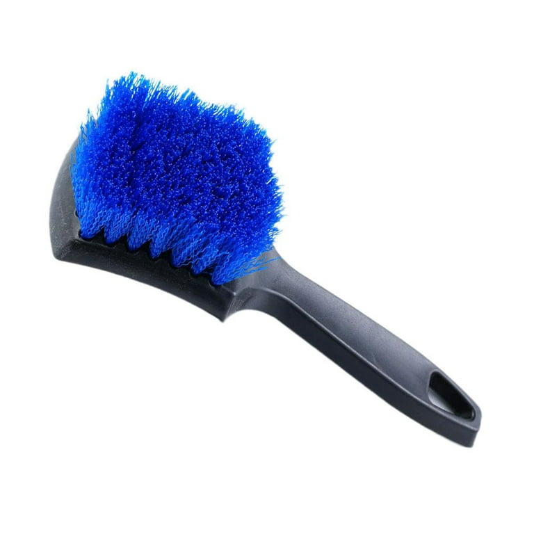 2pcs Auto Tire Rim Brush Wheel Hub Cleaning Brushes Car Wheels Detailing  Cleaning Parts Black White Tire Washing Tools