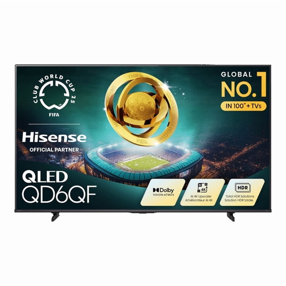 Refurbished Hisense QLED TV 43in 4K UHD Smart Fire TV with HDR and Voice Control 43QD6QF