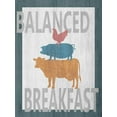 thumbnail image 2 of Soave, Alicia 19x24 White Modern Wood Framed Museum Art Print Titled - Balanced Breakfast One, 2 of 4