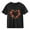 A261 Black, variant on Kids Girls Valentine's Day T-Shirt with Floral Heart Design, Soft Cotton Short Sleeve Top for Toddler and Tween, Cute Love Theme Outfit 3-10Y