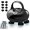 Black, variant on CNV Cordless Waterproof Head Massager with 2 Sets of Kneading & Cleansing Claws, Electric Scalp & Body Massager for Deep Relaxation and In-Shower Use