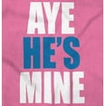 thumbnail image 2 of Aye He's Mine Boyfriend Girlfriend Women's Plus Size Graphic Tee Brisco Brands 2X, 2 of 5