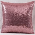 thumbnail image 2 of Miyuadkai Pillow Solid Color Glitter Sequins Throw Case Cafe Home Decor Cushion Covers Home Decor Pink one Size, 2 of 4