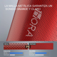 thumbnail image 2 of Mini Bocina Portátil Bluetooth Inalámbrica Altavoz Sd 1hora Rojo, 2 of 4