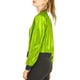 thumbnail image 4 of CHAQUETA BOMBER CORTA METÁLICA CON CUELLO ALTO PARA MUJERES INSPIRADA EN CHIC TALLA XS VERDE FLUORESCENTE, 4 of 8