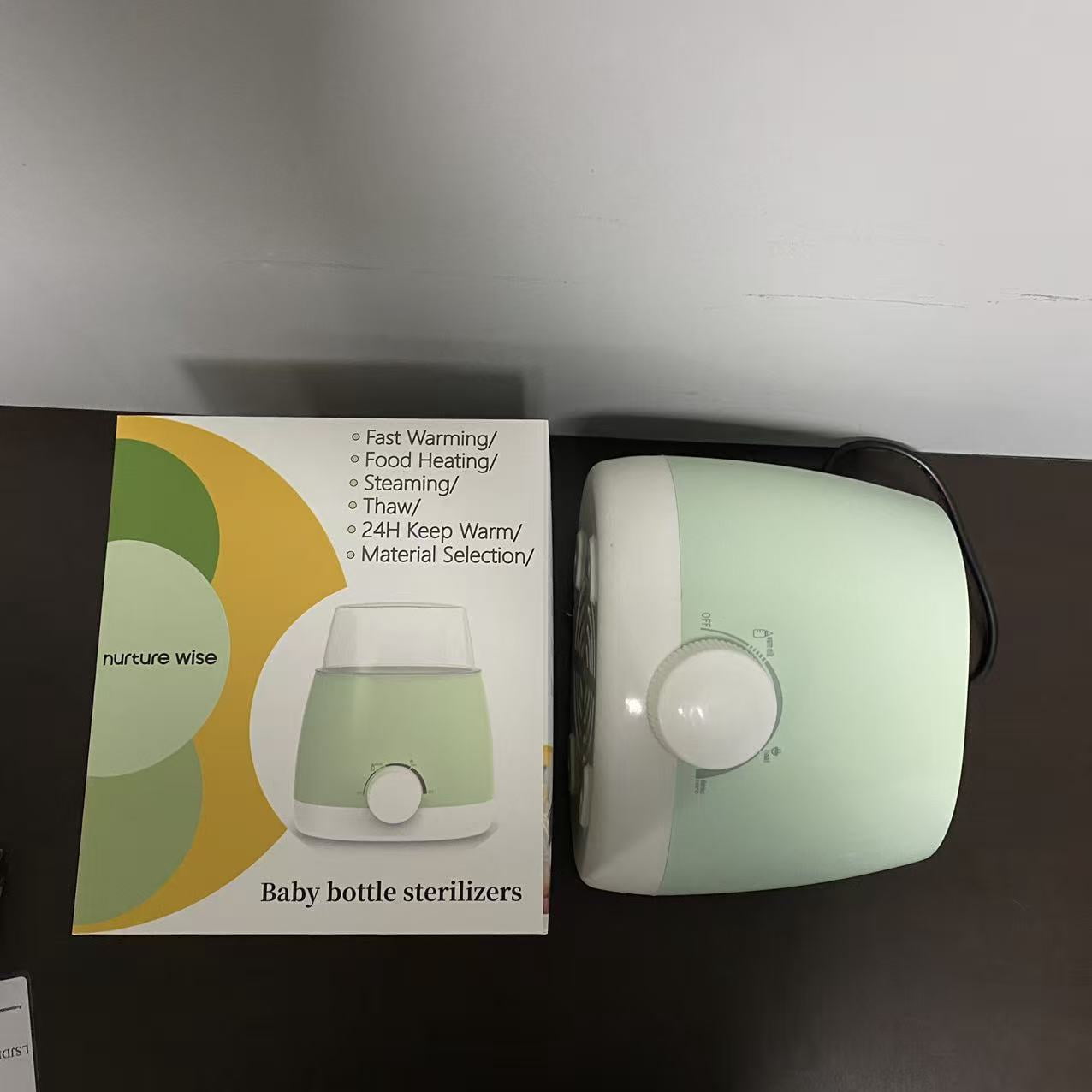 nurture wise Baby bottle sterilizers,Fast Baby Bottle Warmer for Breastmilk with Smart Temperature Control, Keep 24H, Sterili-zing, Heat Baby Food, Thaw