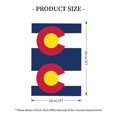 thumbnail image 3 of House Flag Colorado-Texas-Flag Garden Flag Decorative House Yard Double Sided Flag For Decoration (2x3ft), 3 of 7