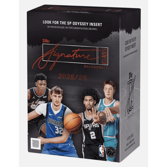 2025-26 Topps Signature Class NBA Basketball Factory Sealed Blaster Box 42 Cards