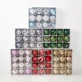 thumbnail image 4 of Advancent Bola colgante de árbol de Navidad de PVC de 12 piezas, adorno colorido reutilizable extraíble, decoración de vacaciones para Kits de decoración para fiestas Verde, 4 of 6