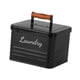 thumbnail image 2 of Contenedor para cápsulas de lavandería, caja de almacenamiento de plancha, multifunción, gran capacidad, a prueba de polvo Negro, 2 of 9