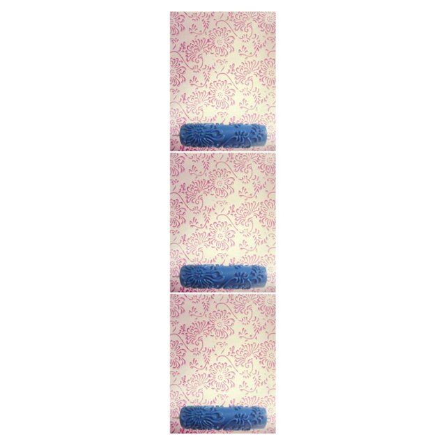 Maytalsory 7 Mur Empaistic Peinture Rouleau Outil Décoration pour Modèle Machine Bleu Type 9 3Set
