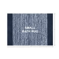 thumbnail image 6 of Mineral Spring Grenoble Polyester Tufted Bath Rug, Graphite Blue, 17" x 24", 6 of 6
