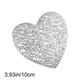 thumbnail image 3 of Pisexur Batería de cocina Juego de manteles individuales de PVC con forma de corazón para San Valentín, resistentes al calor y con lámina dorada, antideslizantes, par para la cocina del hogar, 3 of 6