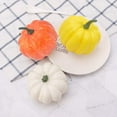 thumbnail image 3 of Calabazas Falsas Calabazas Artificiales Cosecha Calabazas Realistas Para Suministros De Fiesta De Acción De Gracias De Halloween 3 Uds Yuarrent HA037870-00, 3 of 6