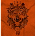 thumbnail image 2 of Geometric Feather Wolf Dreamcatcher Men's Graphic T Shirt Tees Brisco Brands M, 2 of 6