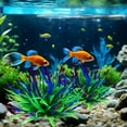 thumbnail image 4 of Aquarium Plants on Sale Barhoo Fish Tank Decorations Aquarium Decoration Plastic Aquarium Plants Natural Fish Tank Decorations for Fresh Aquarium Artificial Seaweed Clearance, 4 of 9