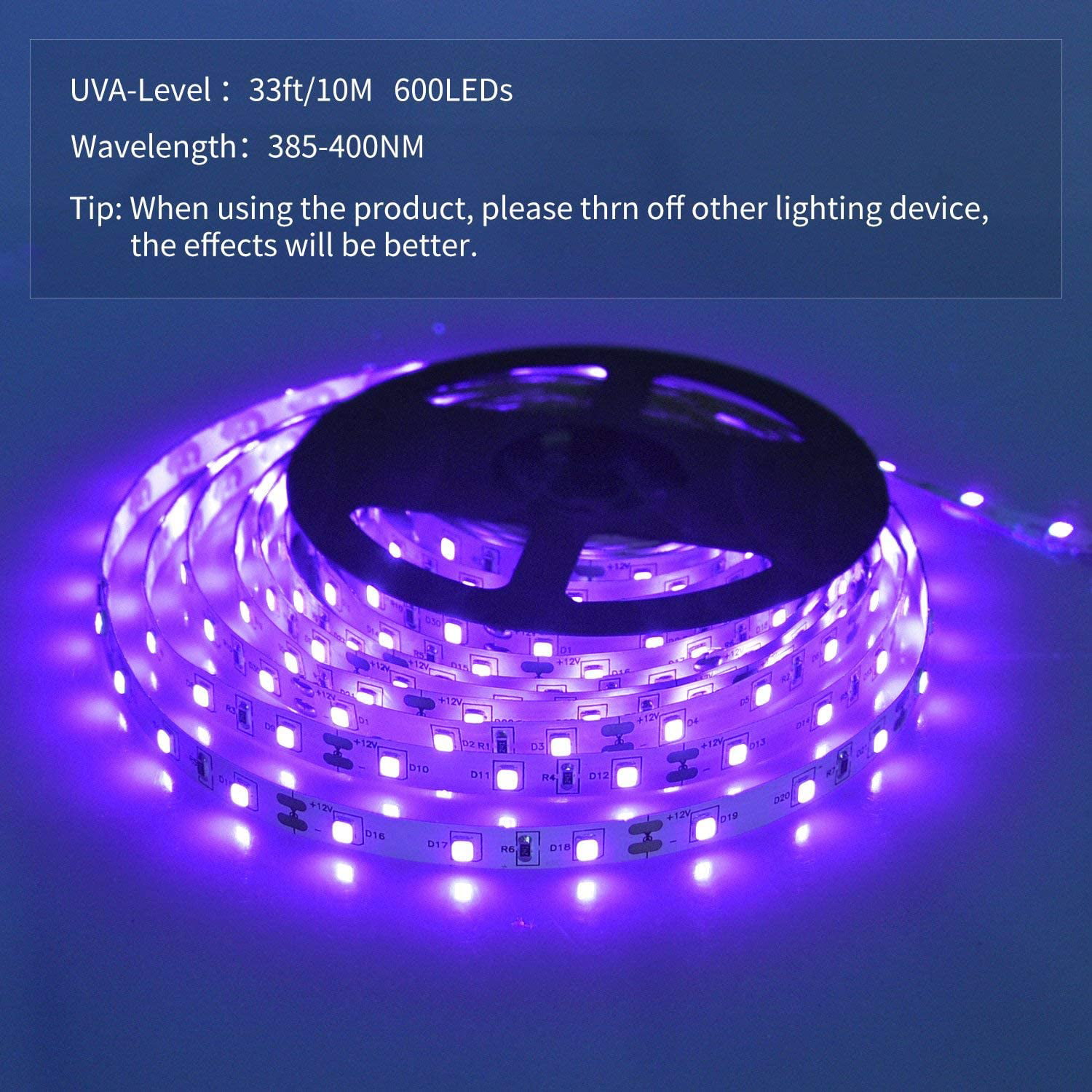 100 LED 10M Purple String Fairy Christmas Wedding Garden Party Xmas Decor D11 
