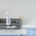 thumbnail image 2 of Figura Moderna De Porcelana De Una Dama Y Un Pájaro Dorado. Elegante Estatua Nórdica Con Escultura De Animal, Ideal Para Decorar Estantes, Escritorios Y Salas De Estar., 2 of 8